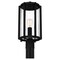 Quoizel Hazel 1-Light Earth Black Outdoor Post Lantern HAZ9009EK - alternate 4